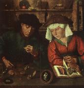 Quentin Massys The Moneylender and his Wife oil painting
